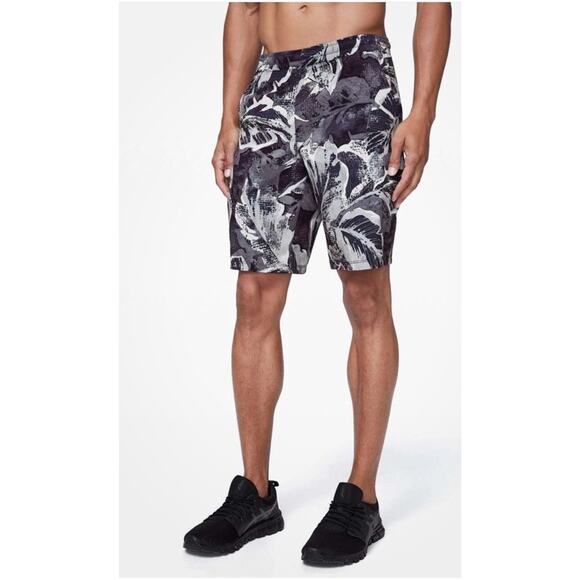 Lululemon Pace Breaker Short 9"‎ *Liner Men Small Tropical Shadow Sea Salt Multi - Picture 1 of 4